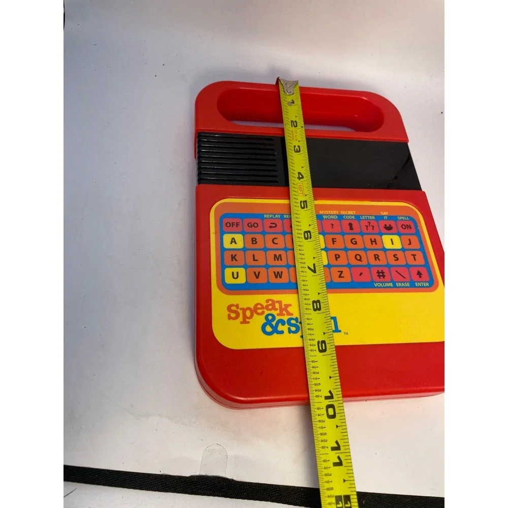 Vintage 1980's Speak & Spell Electronic Learning Game Basic Fun Item# 09624